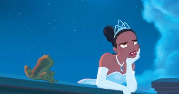 A scene from The Princess and the Frog