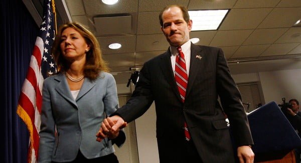 Silda Wall and Eliot Spitzer