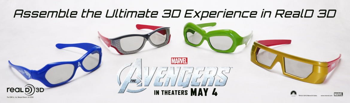 The Avengers RealD 3-D Glasses