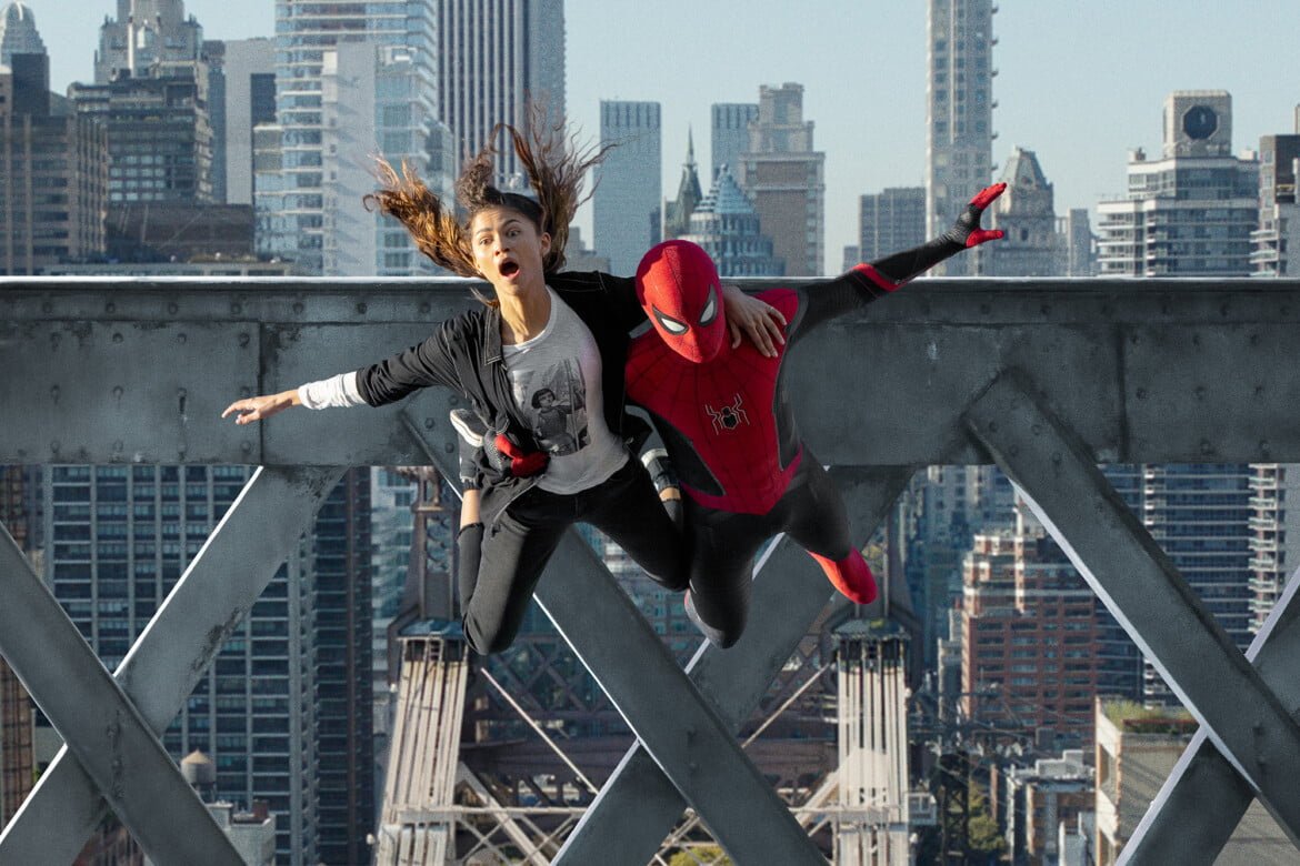 Zendaya and Spider-Man in No Way Home