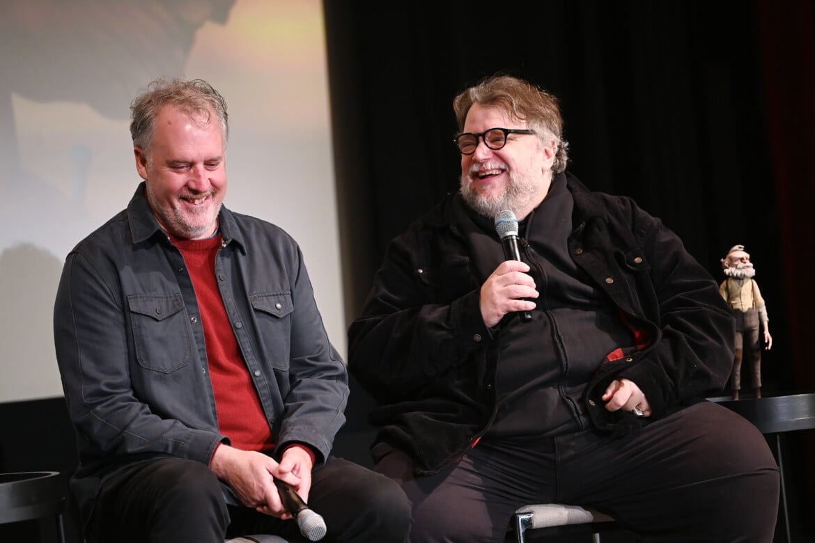 Pinocchio directors Mark Gustafson and Guillermo del Toro