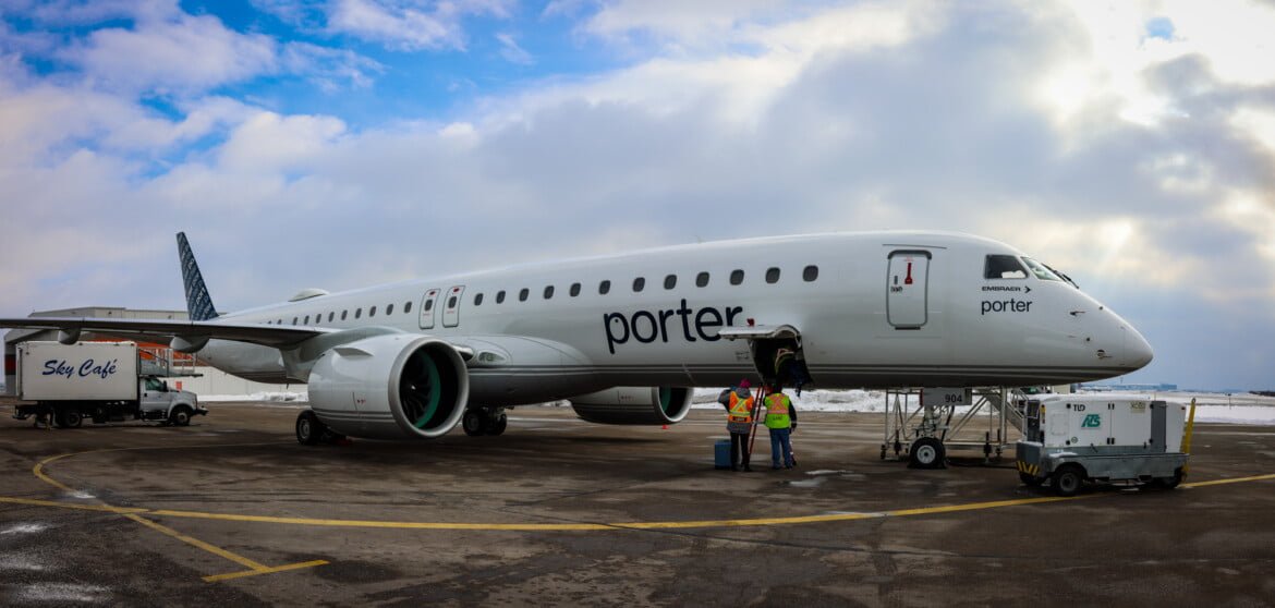 Porter Airlines Embraer E195-E2 aircraft