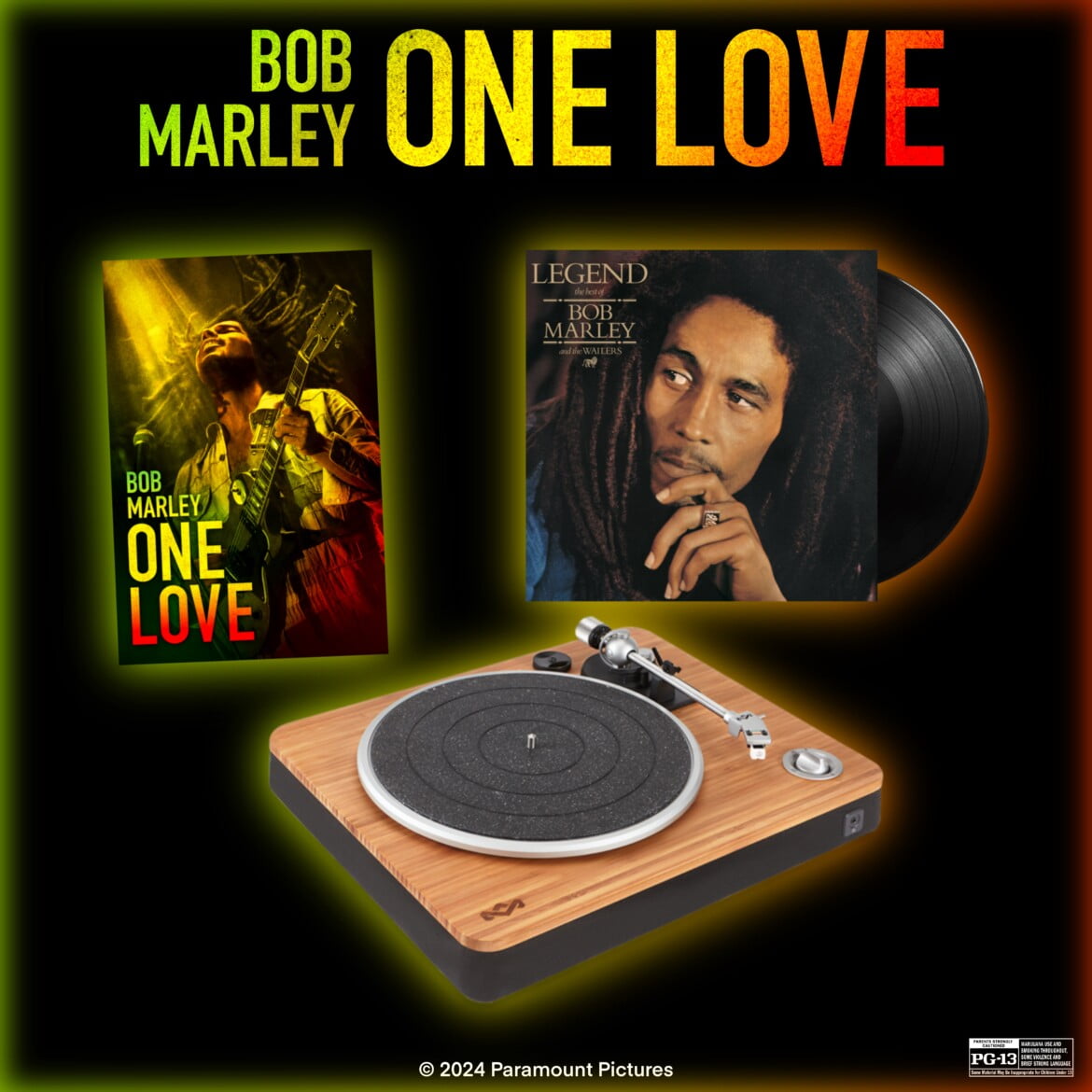 Bob Marley: One Love prize pack
